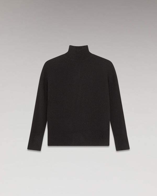 Pull Femme En Cachemire - Manches Longues, Col Montant, Uni - Doux Et Chaud - Tailles S à 3XL