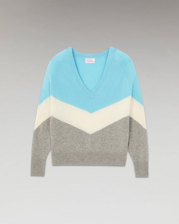 Style & Republic Pull Cachemire Femme Col V 100% Cachemire - Douceur Et Élégance Intemporelle