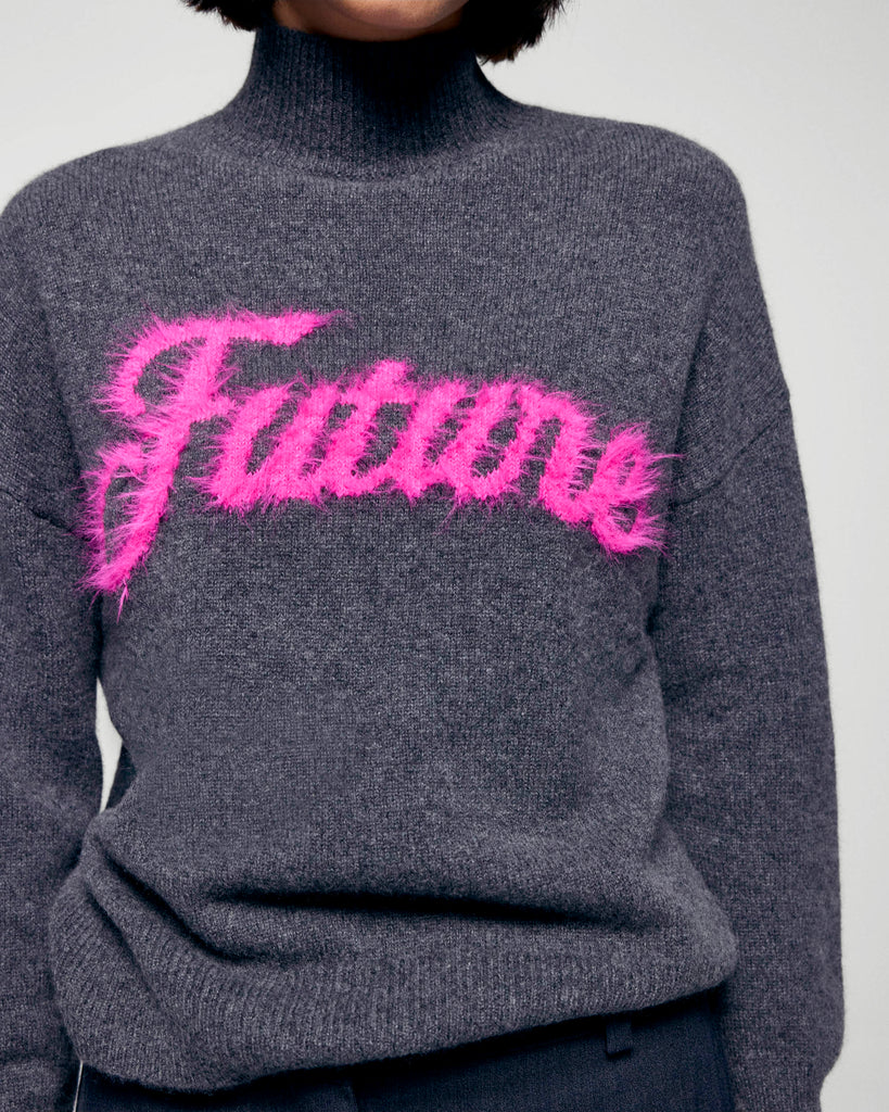 Pull Col Montant Future Fluffy