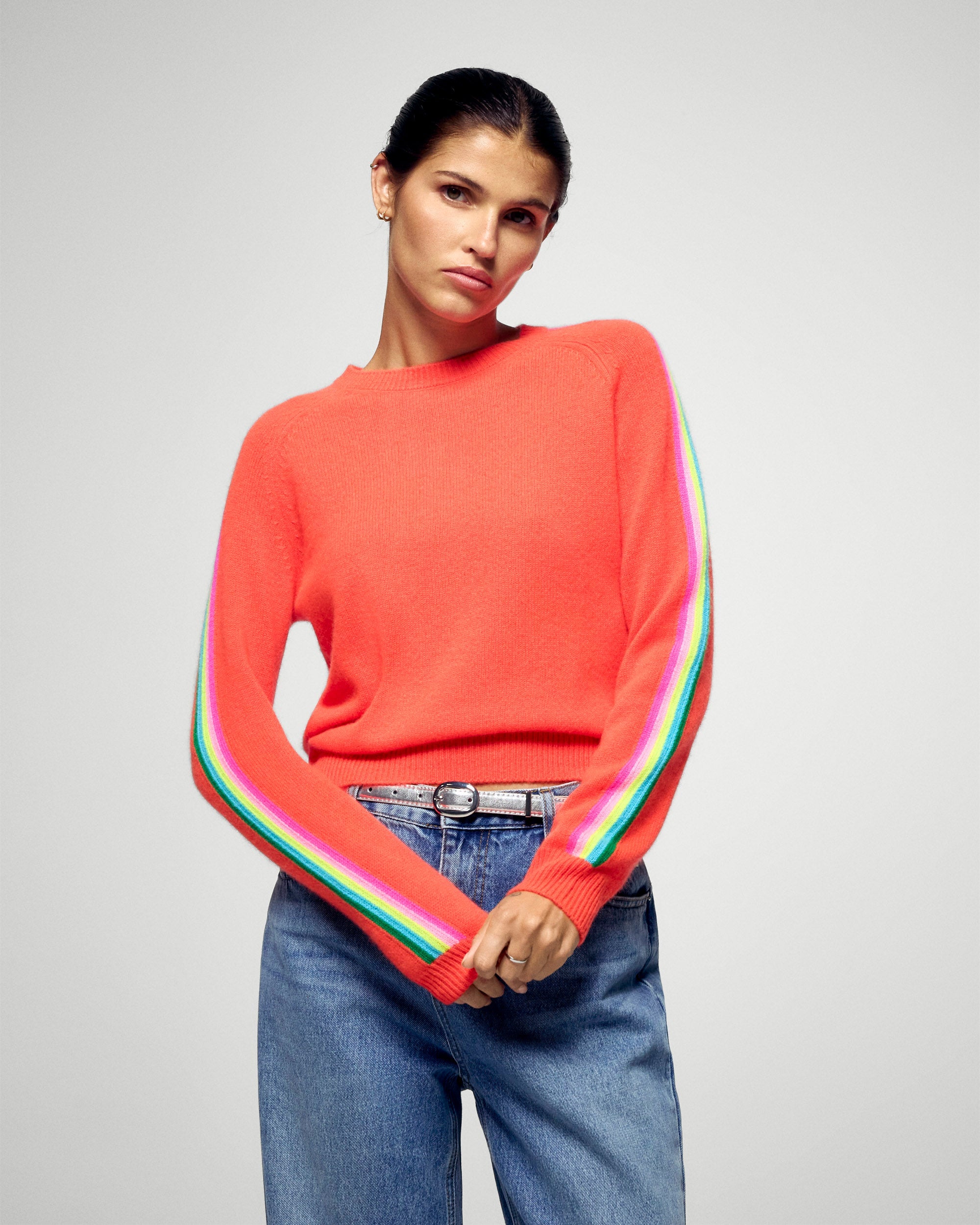 Pull Fin à Col Roulé Et Manches Bouffantes Pépite - CHLOE - BLANC - Bongénie